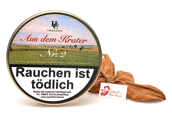 HU-tobacco Kratermischung Nr. 2 Pfeifentabak 50g Dose HU-tobacco Kratermischung Nr. 2 Pfeifentabak 50g Dose